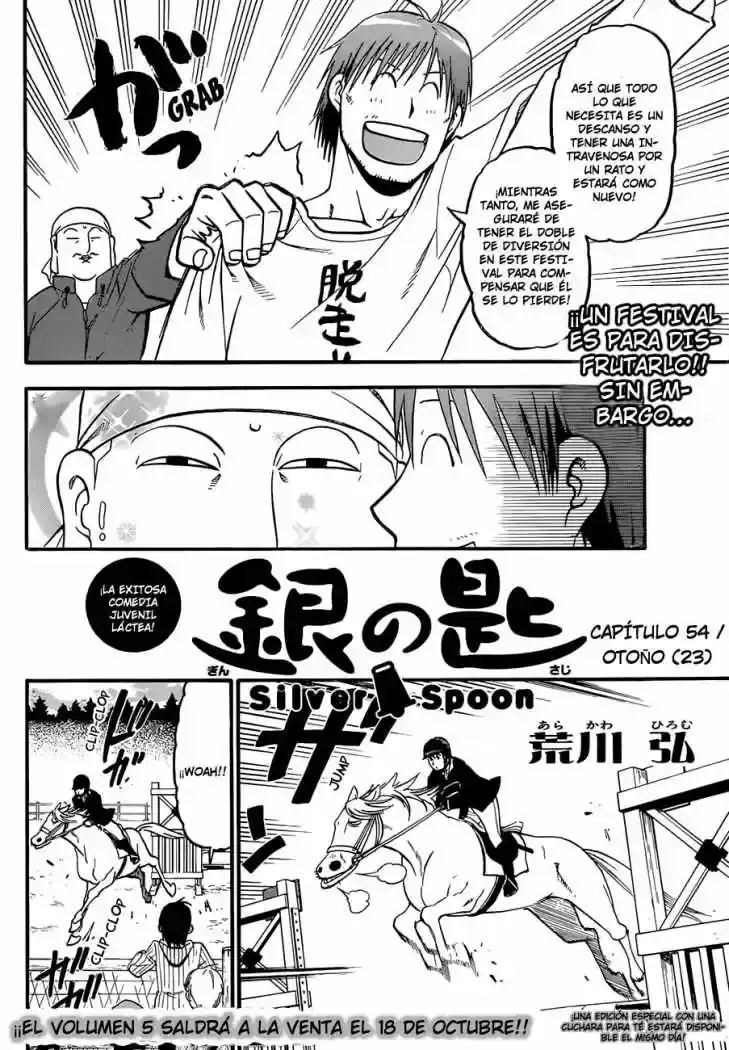 Página 19 — Silver Spoon Capítulo 54