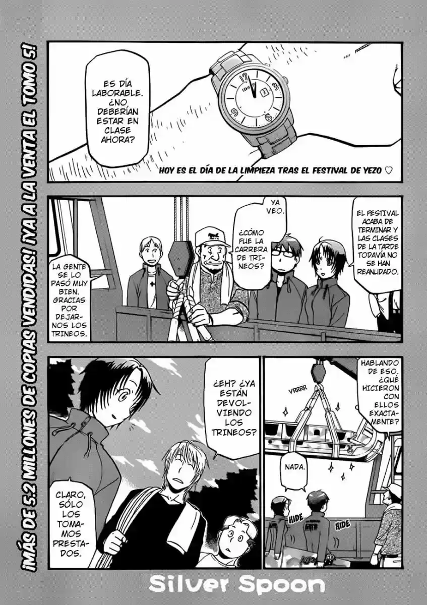 Página 19 — Silver Spoon Capítulo 58