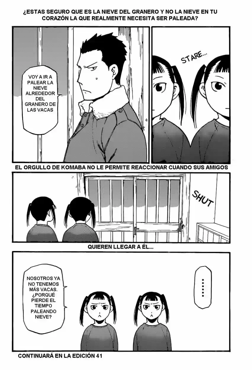 Página 36 — Silver Spoon Capítulo 85