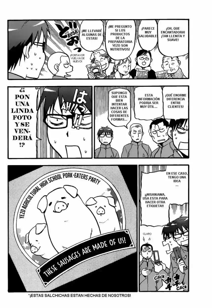 Página 34 — Silver Spoon Capítulo 86