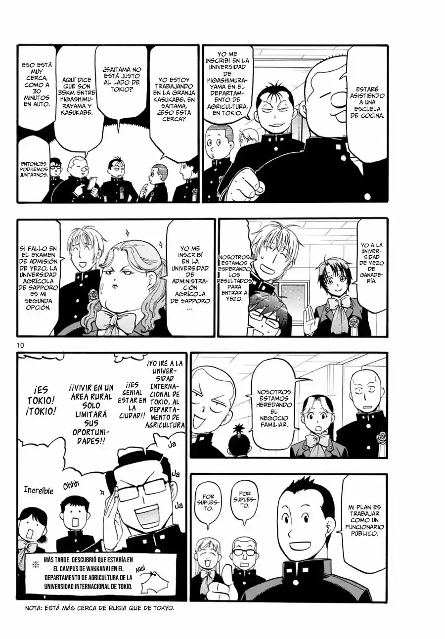 Página 10 — Silver Spoon Capítulo 127