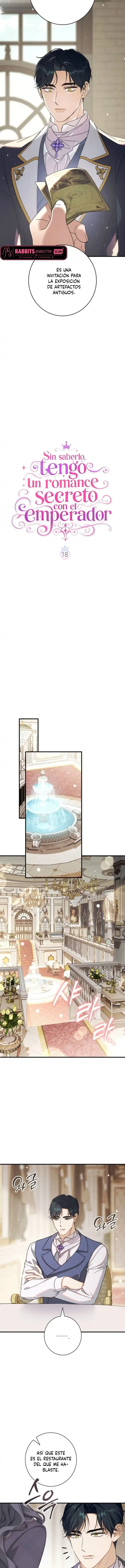 Página 3 — Sin saberlo, tengo un romance secreto con el emperador Capítulo 18