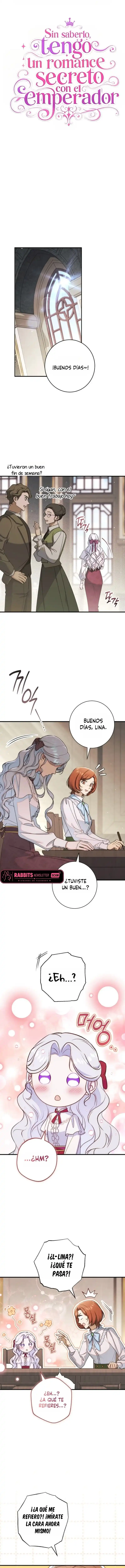 Página 1 — Sin saberlo, tengo un romance secreto con el emperador Capítulo 20