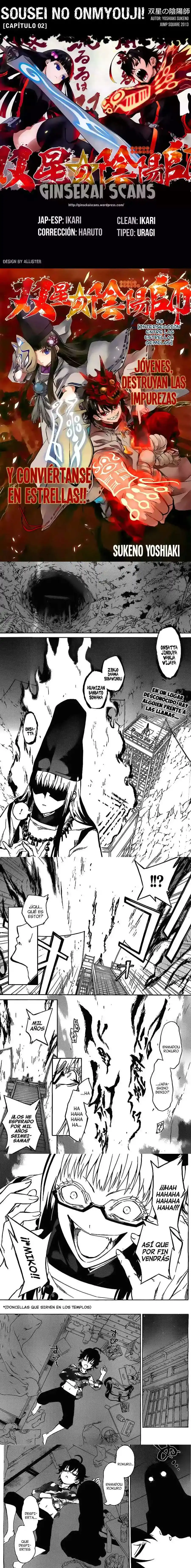 Página 1 — Sousei no Onmyouji Capítulo 2