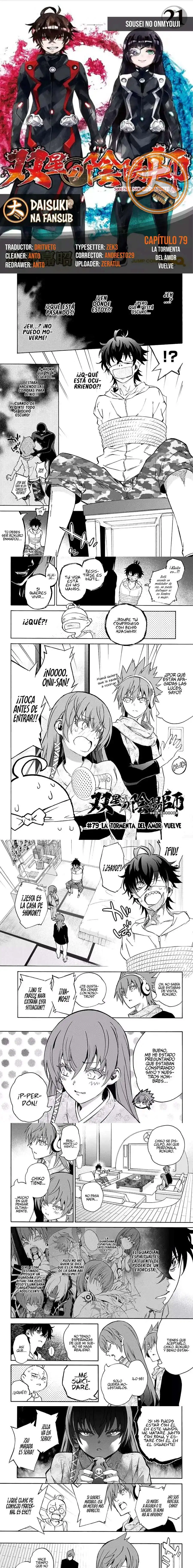 Página 1 — Sousei no Onmyouji Capítulo 79