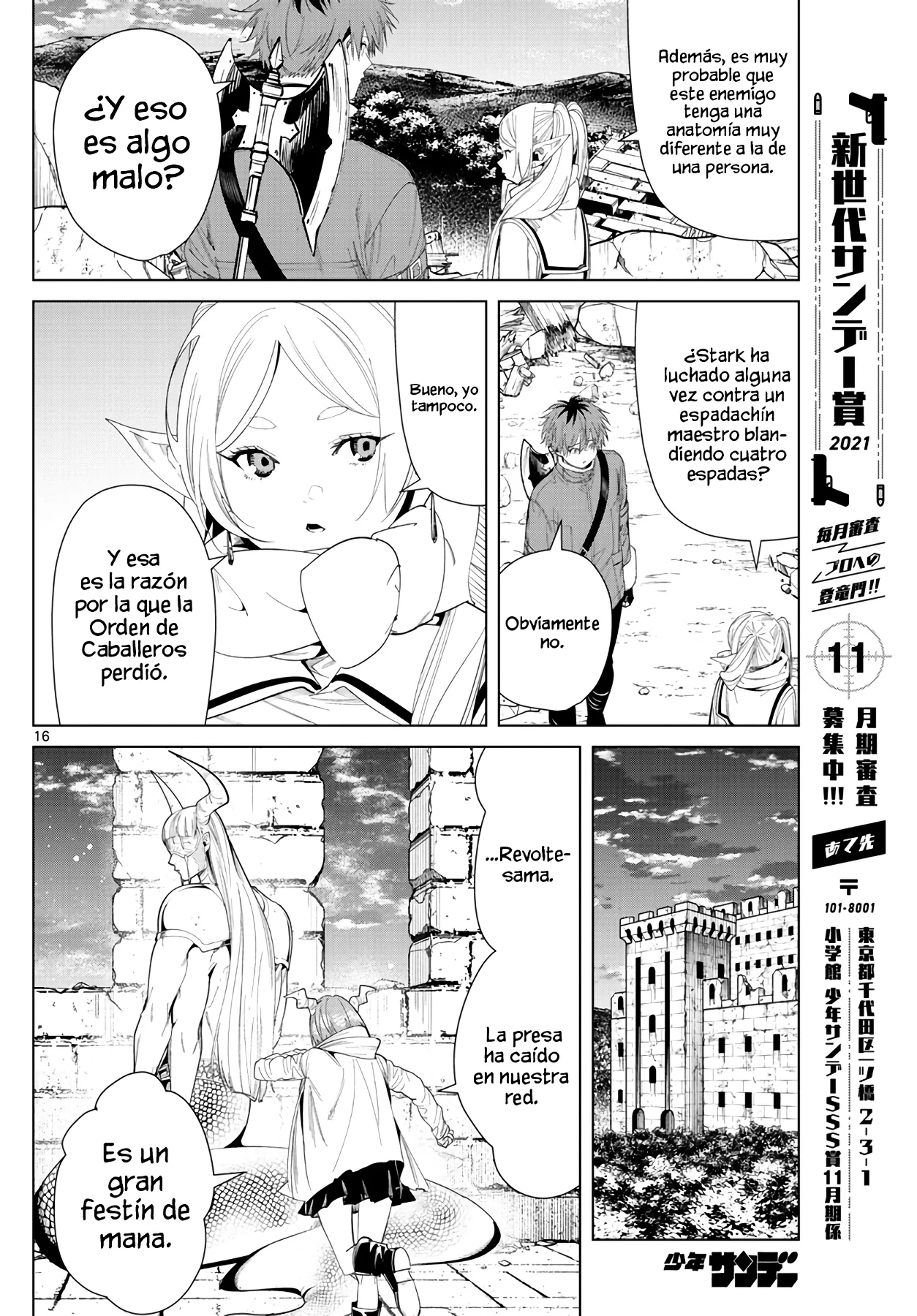 Página 18 — Sousou no Frieren Capítulo 72