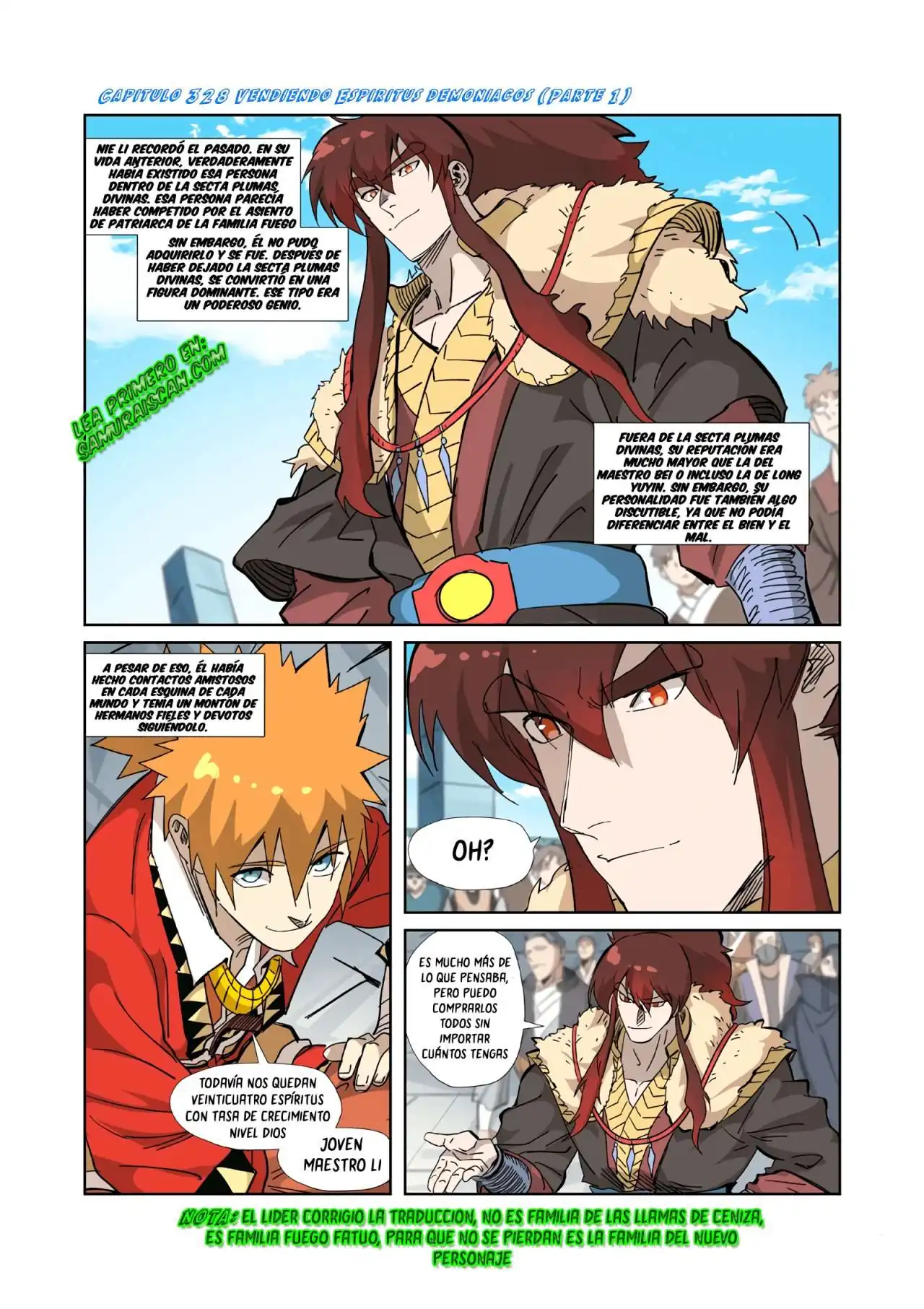 Página 3 — Tales of Demons and Gods Capítulo 328