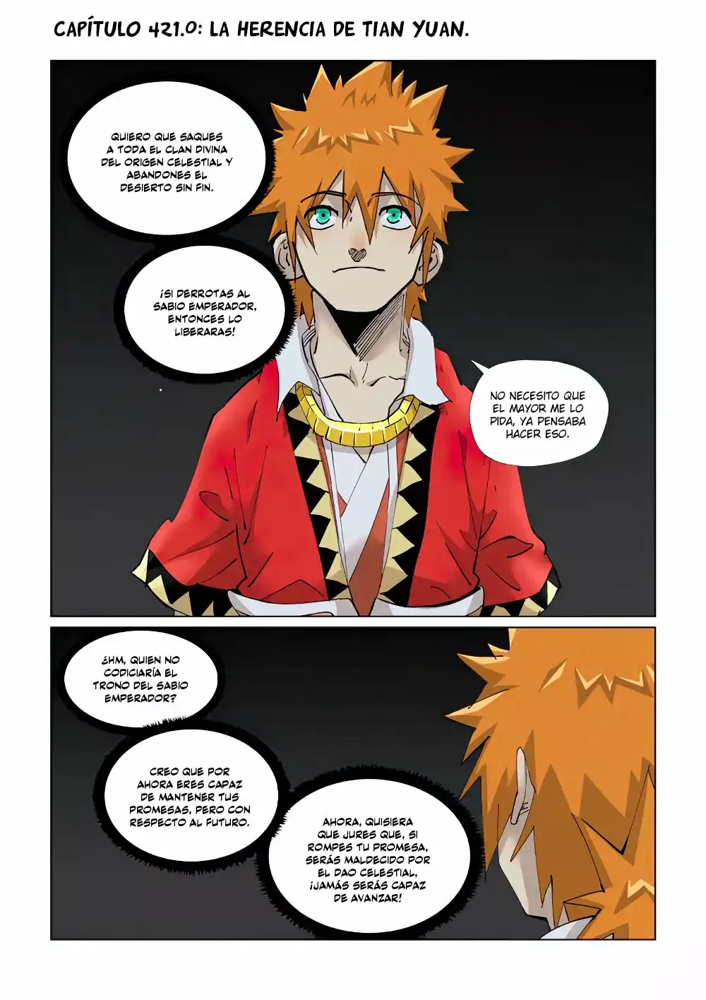 Página 3 — Tales of Demons and Gods Capítulo 421