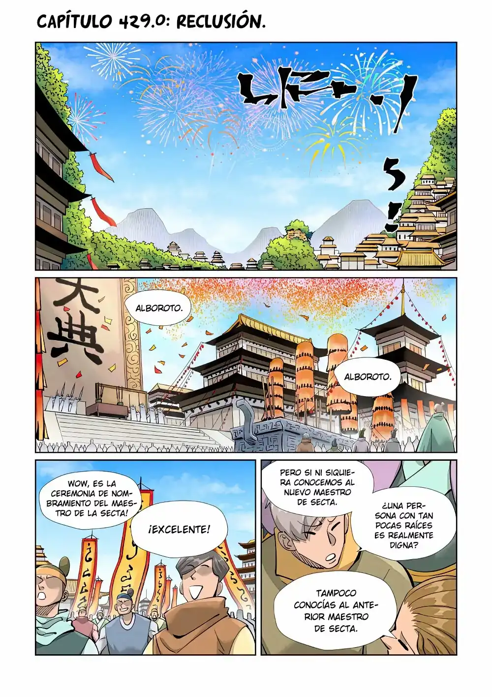 Página 3 — Tales of Demons and Gods Capítulo 429