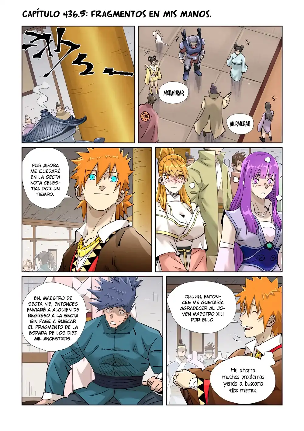 Página 3 — Tales of Demons and Gods Capítulo 436.5