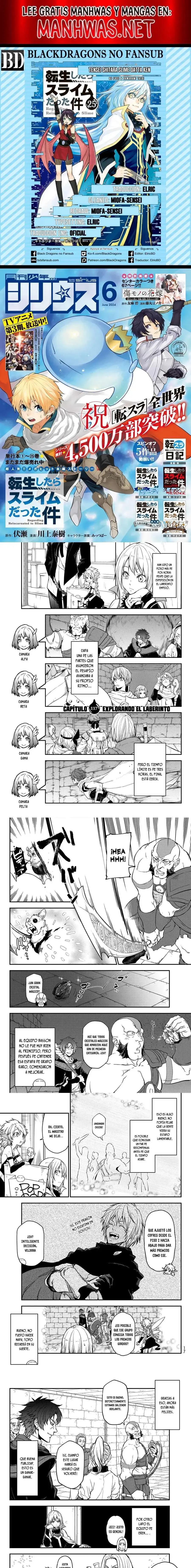 Página 1 — Tensei Shitara Slime Datta Ken Capítulo 117