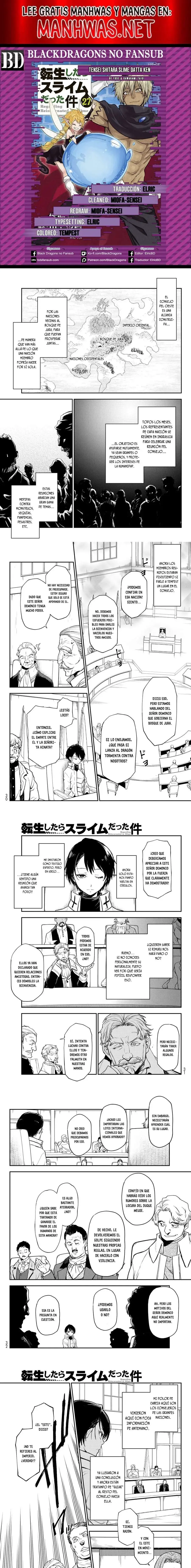 Página 1 — Tensei Shitara Slime Datta Ken Capítulo 122