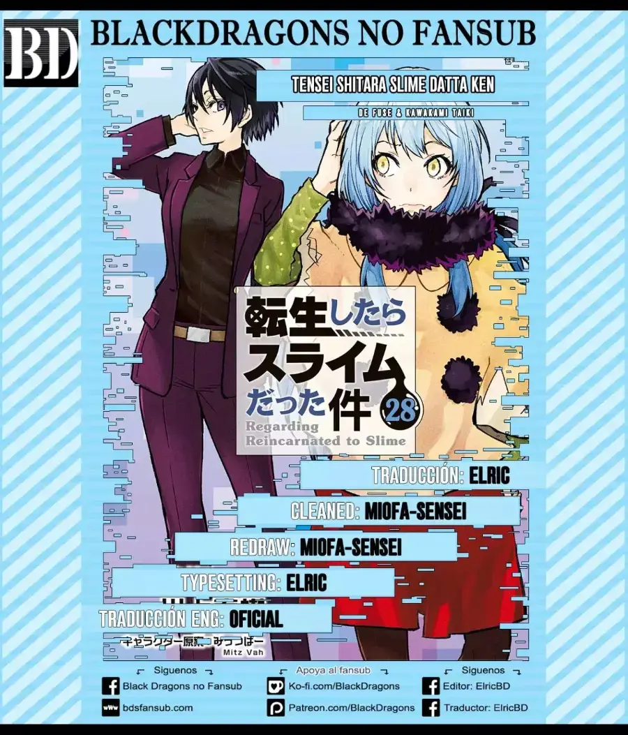 Página 1 — Tensei Shitara Slime Datta Ken Capítulo 127