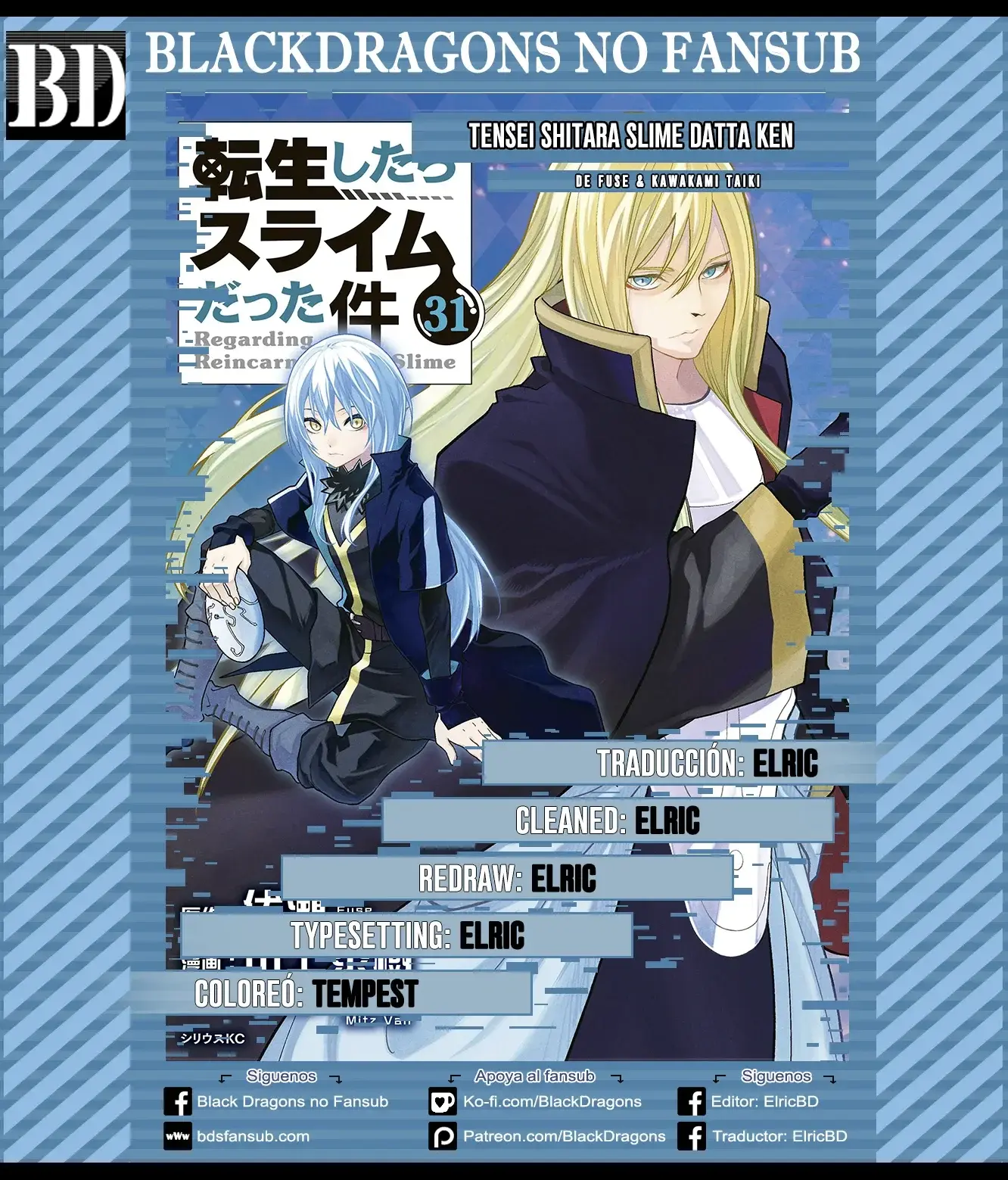Página 1 — Tensei Shitara Slime Datta Ken Capítulo 143