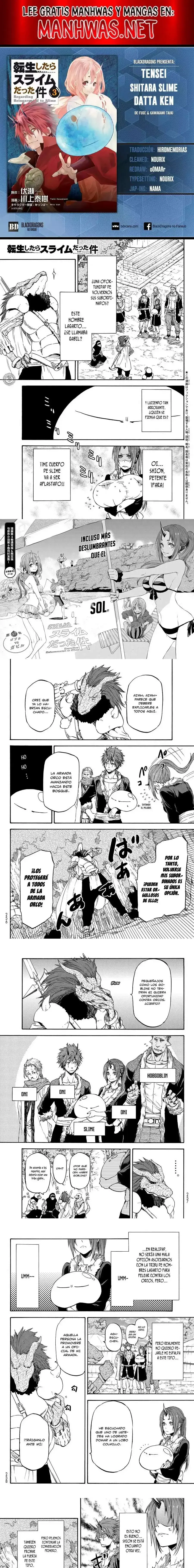 Página 1 — Tensei Shitara Slime Datta Ken Capítulo 17