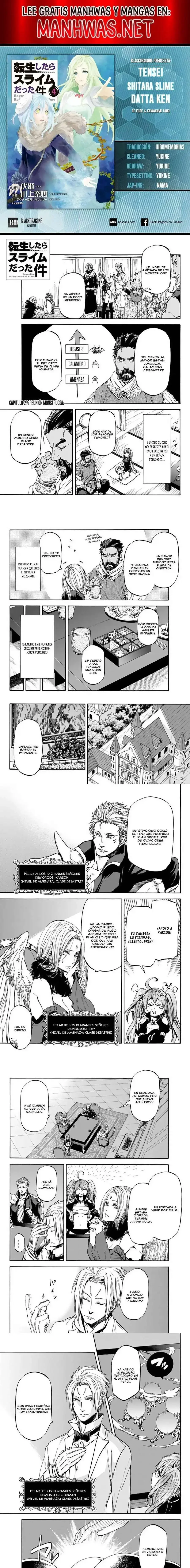 Página 1 — Tensei Shitara Slime Datta Ken Capítulo 29