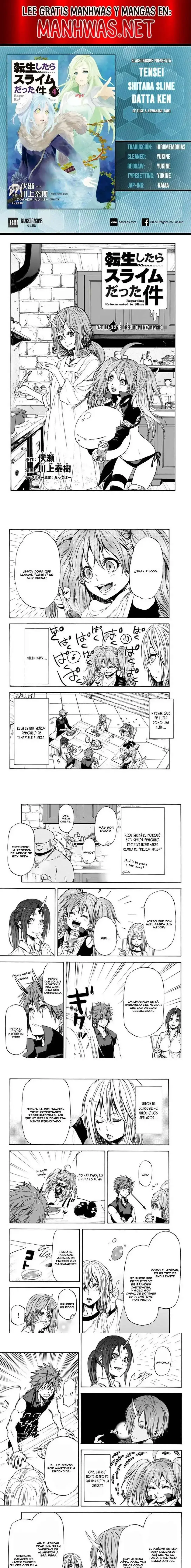 Página 1 — Tensei Shitara Slime Datta Ken Capítulo 32