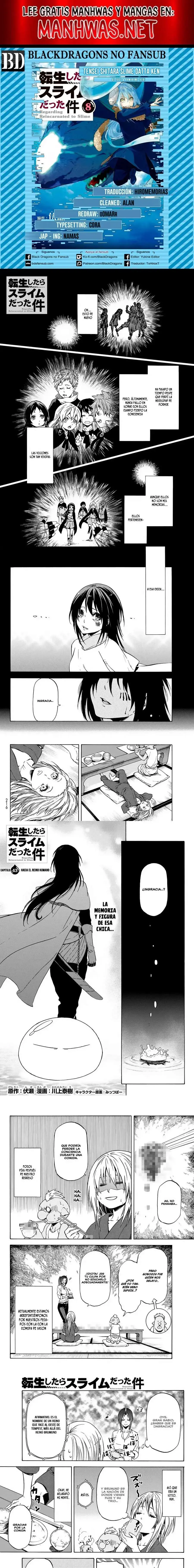 Página 1 — Tensei Shitara Slime Datta Ken Capítulo 43