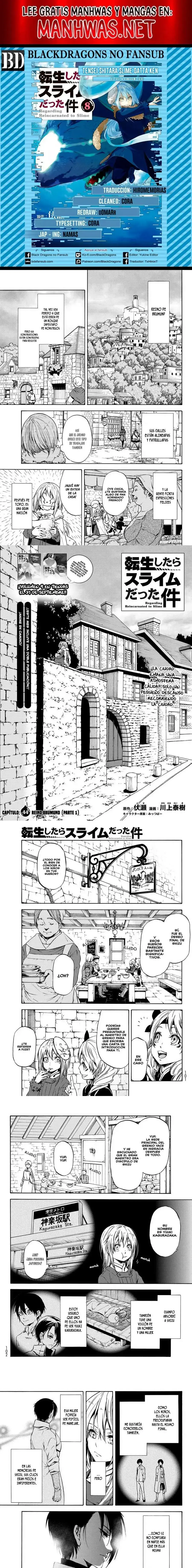Página 1 — Tensei Shitara Slime Datta Ken Capítulo 44