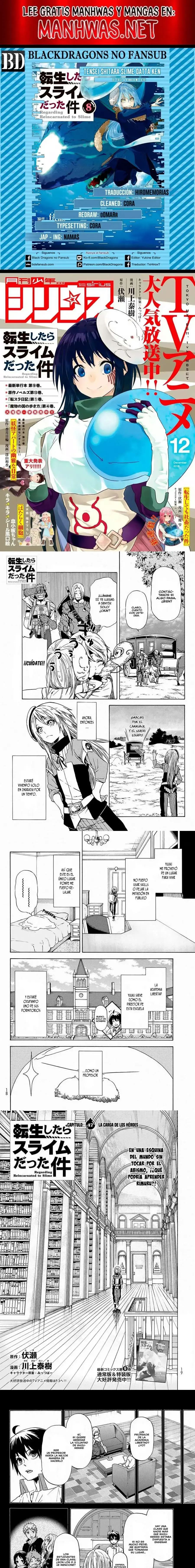 Página 1 — Tensei Shitara Slime Datta Ken Capítulo 47