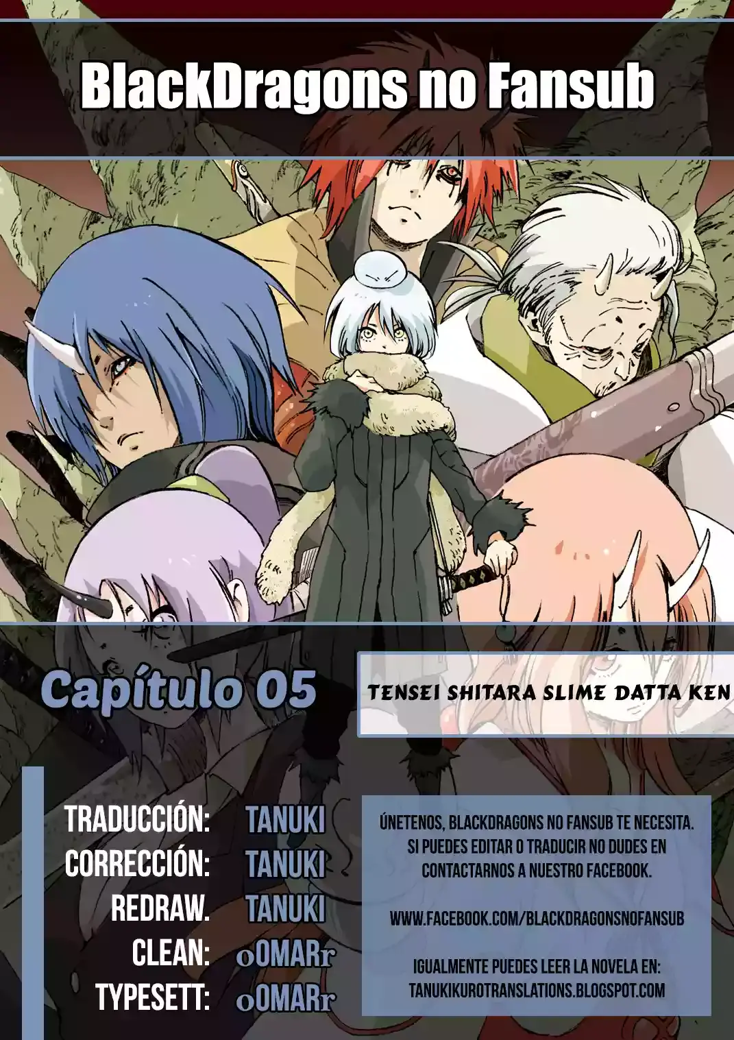 Página 1 — Tensei Shitara Slime Datta Ken Capítulo 5