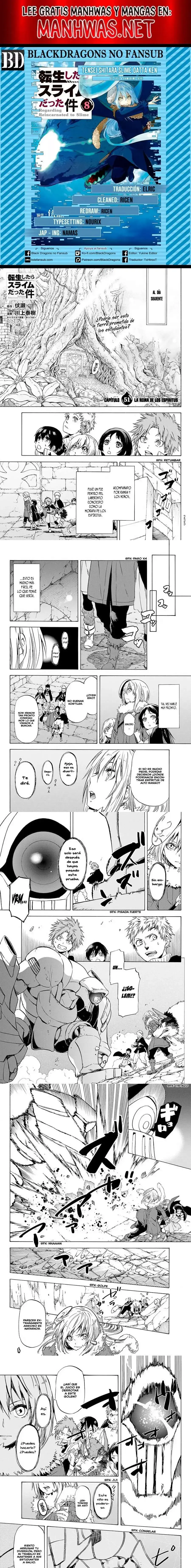 Página 1 — Tensei Shitara Slime Datta Ken Capítulo 51