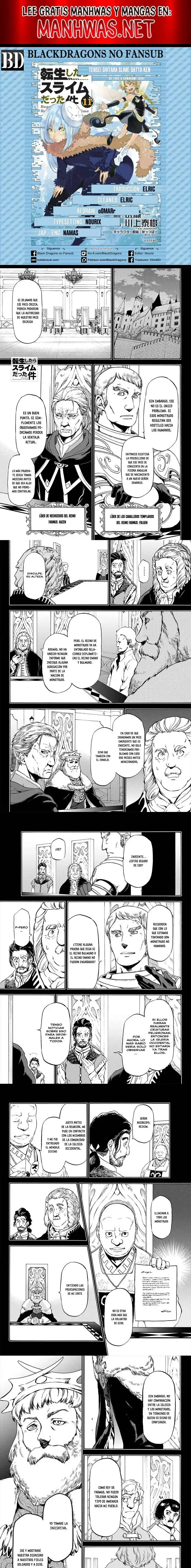 Página 1 — Tensei Shitara Slime Datta Ken Capítulo 56