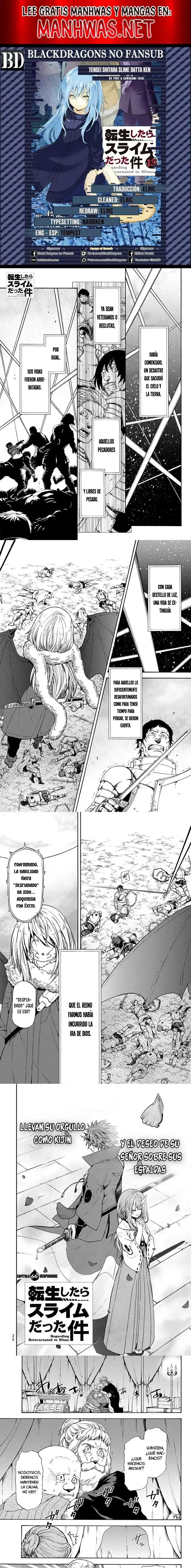 Página 1 — Tensei Shitara Slime Datta Ken Capítulo 66