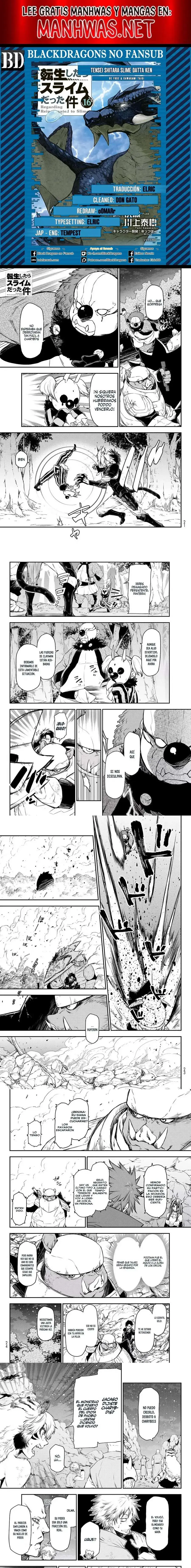 Página 1 — Tensei Shitara Slime Datta Ken Capítulo 81