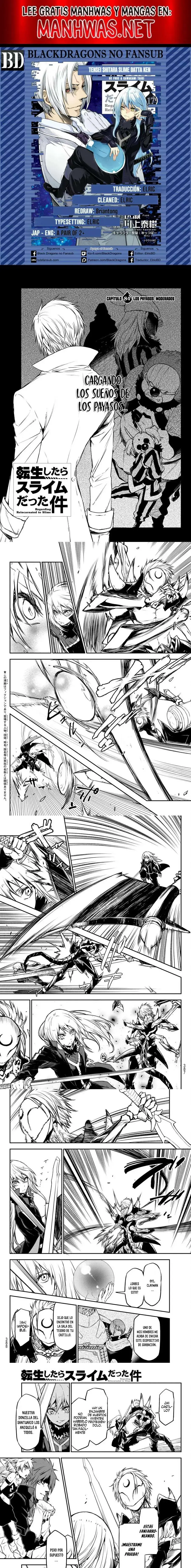 Página 1 — Tensei Shitara Slime Datta Ken Capítulo 84