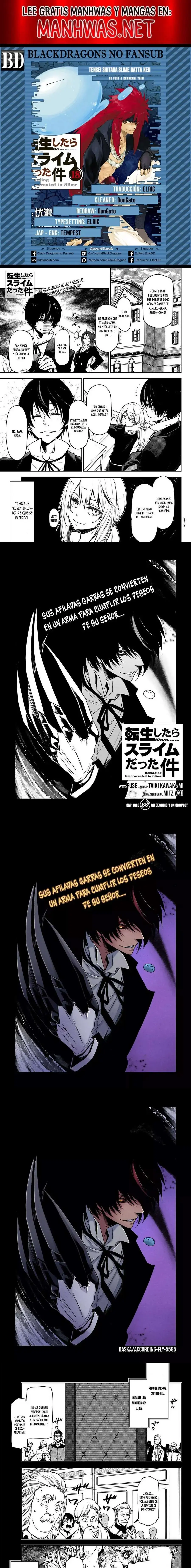 Página 1 — Tensei Shitara Slime Datta Ken Capítulo 88