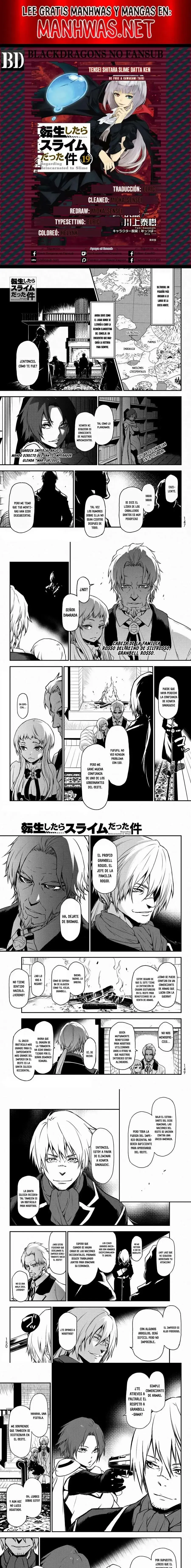 Página 1 — Tensei Shitara Slime Datta Ken Capítulo 92