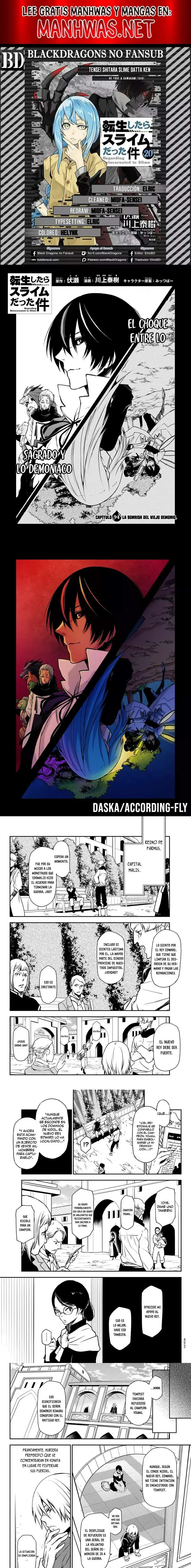 Página 1 — Tensei Shitara Slime Datta Ken Capítulo 94