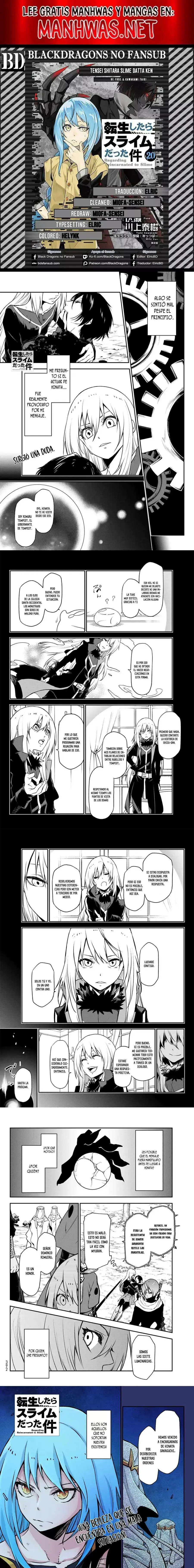 Página 1 — Tensei Shitara Slime Datta Ken Capítulo 96
