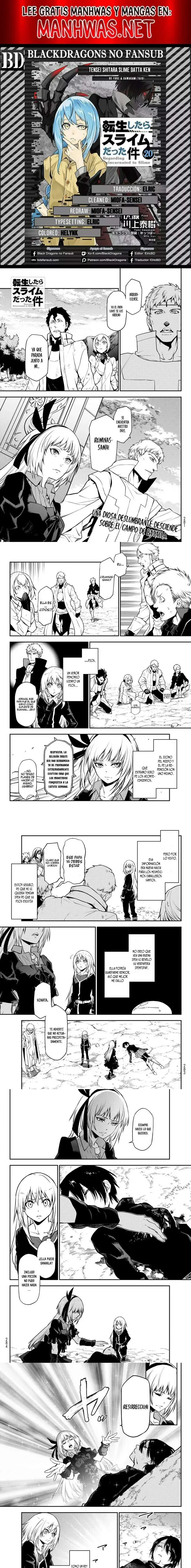 Página 1 — Tensei Shitara Slime Datta Ken Capítulo 97