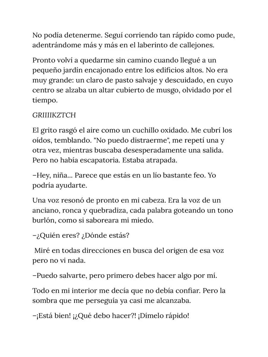 Página 7 — Capítulo 1 de The Cat’s Curse
