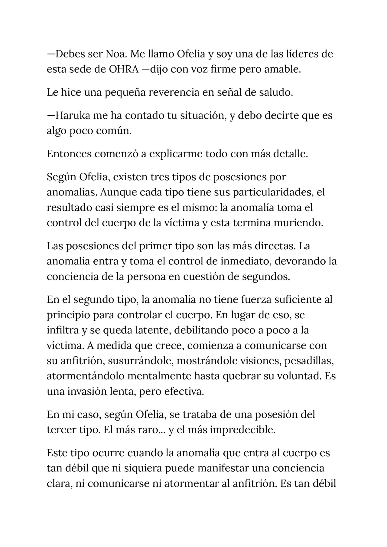 Página 5 — Capítulo 3 de The Cat’s Curse