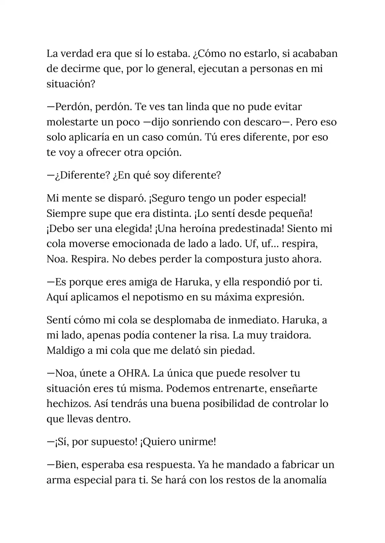 Página 7 — Capítulo 3 de The Cat’s Curse