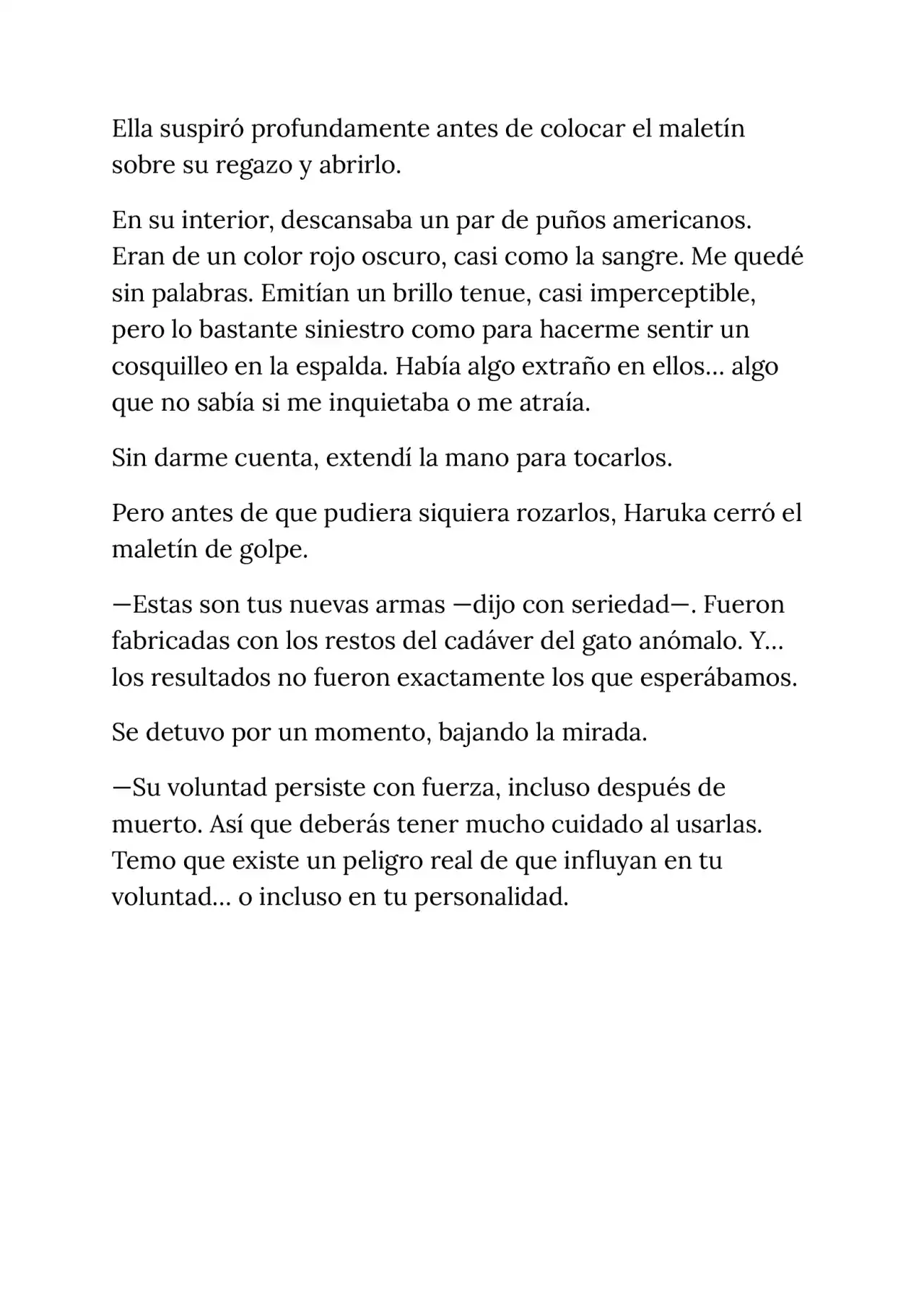 Página 9 — Capítulo 3 de The Cat’s Curse
