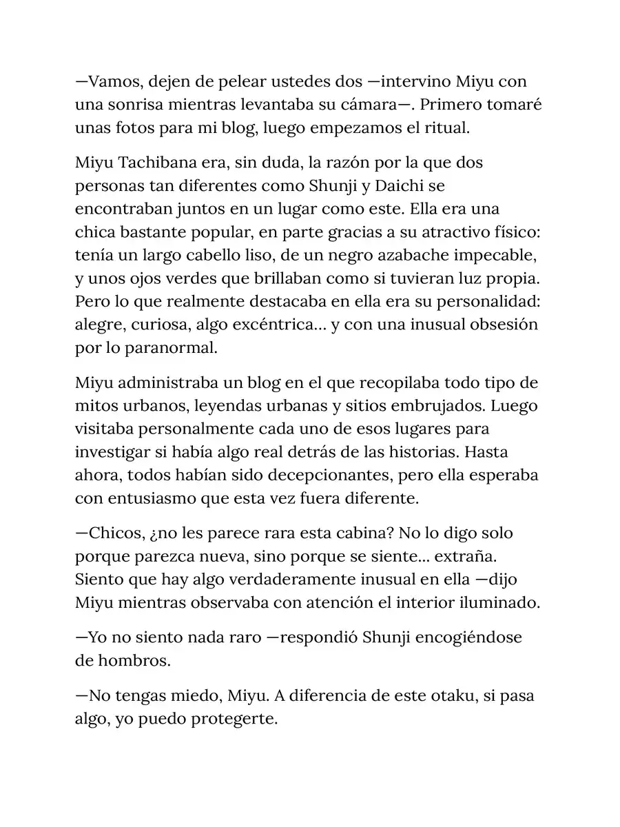 Página 5 — Capítulo 4 de The Cat’s Curse