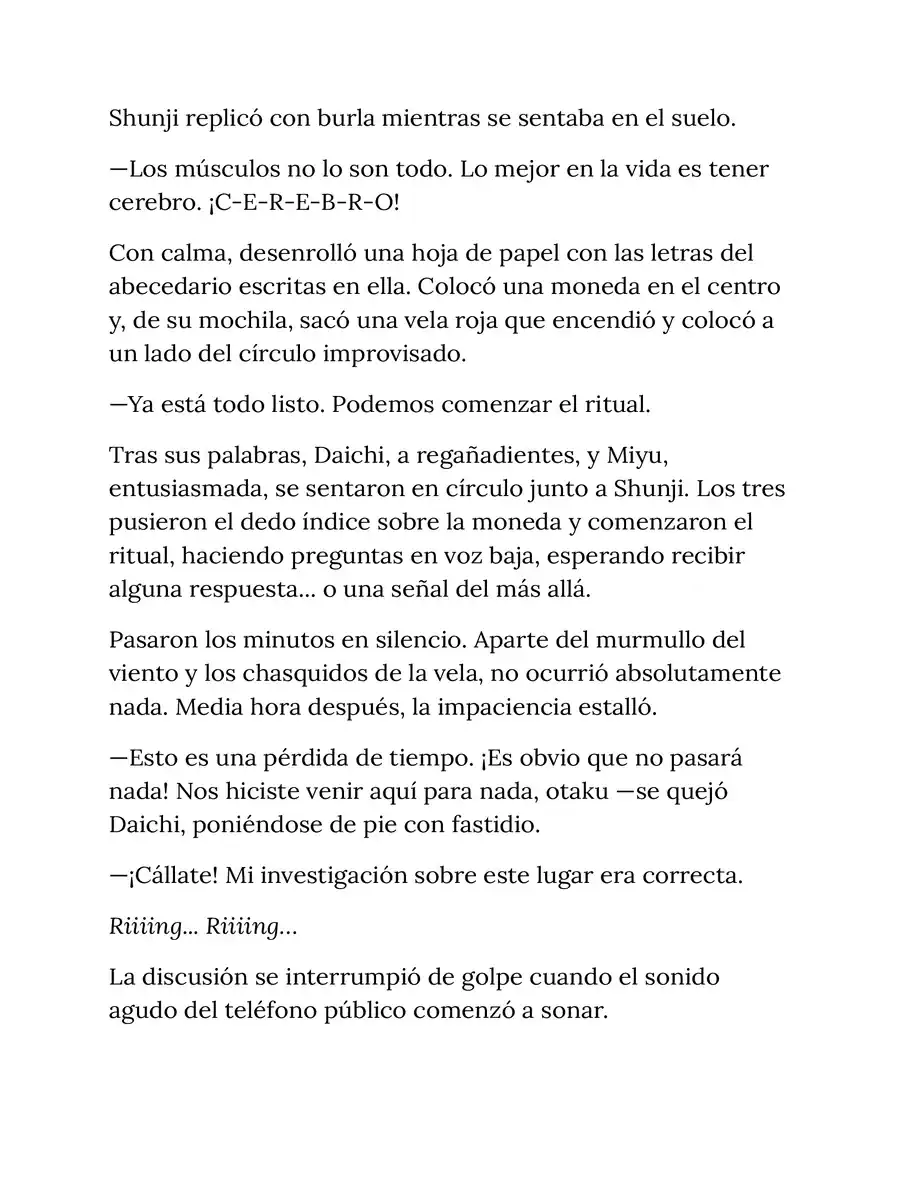 Página 6 — Capítulo 4 de The Cat’s Curse