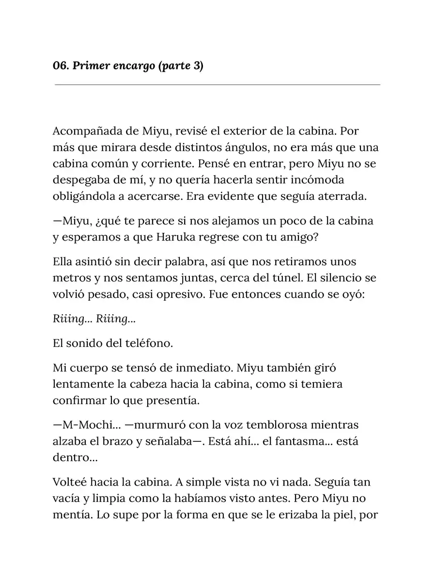 Página 1 — Capítulo 6 de The Cat’s Curse