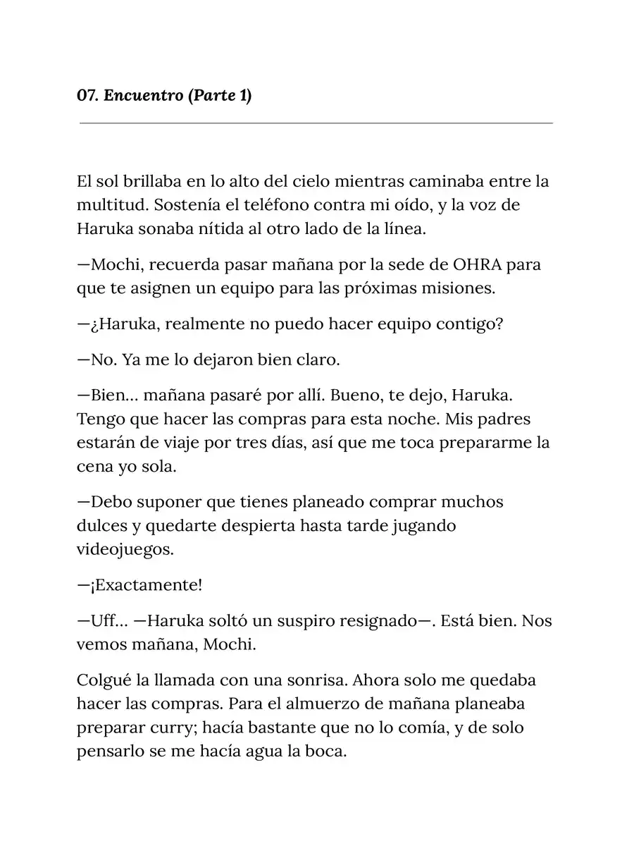 Página 1 — Capítulo 7 de The Cat’s Curse