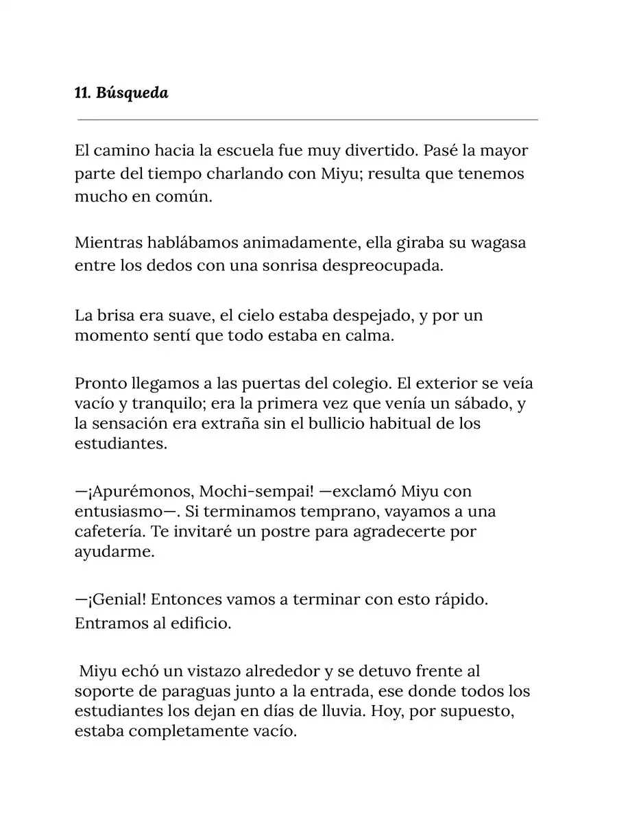 Página 1 — Capítulo 11 de The Cat’s Curse