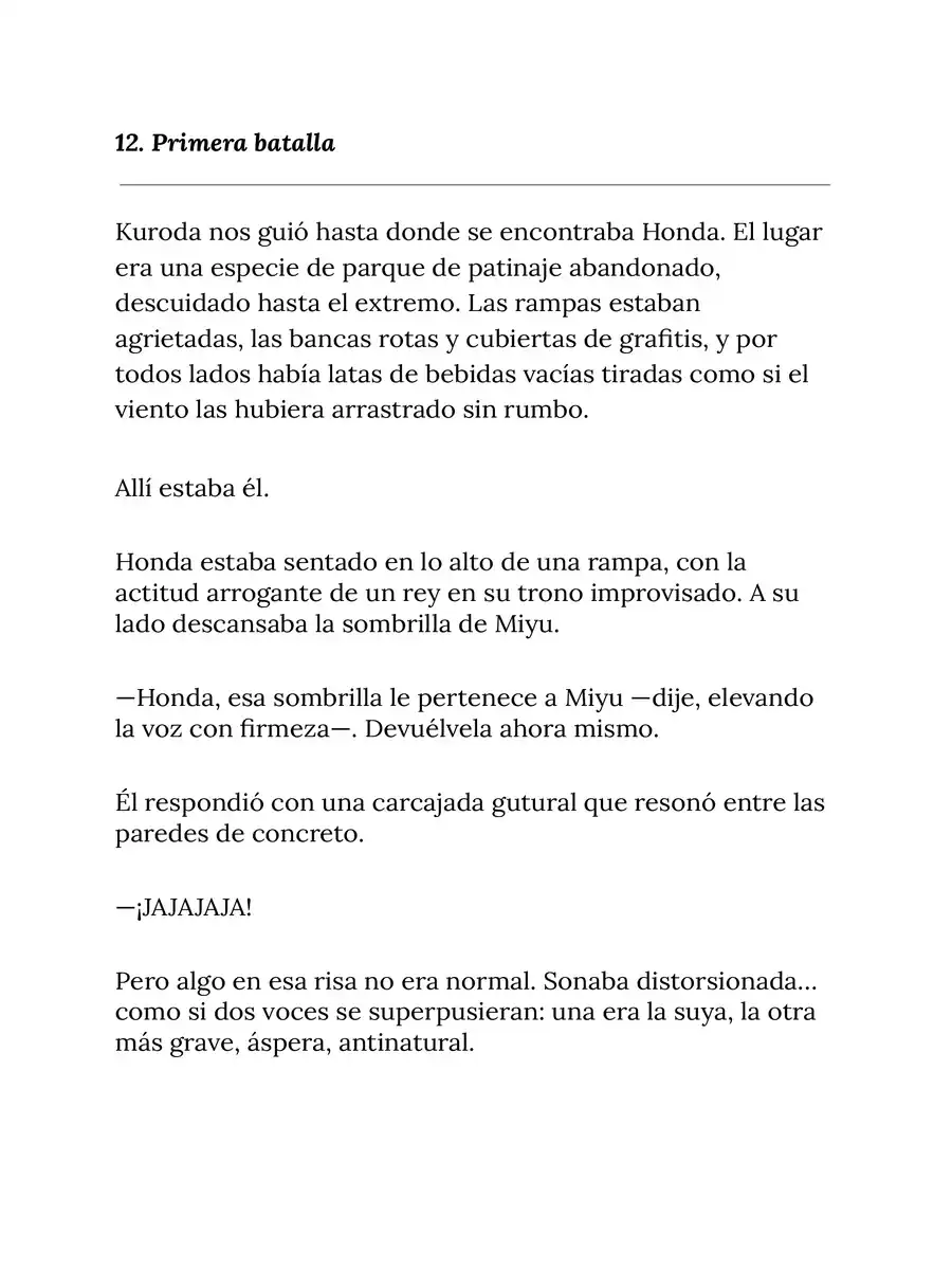 Página 1 — Capítulo 12 de The Cat’s Curse