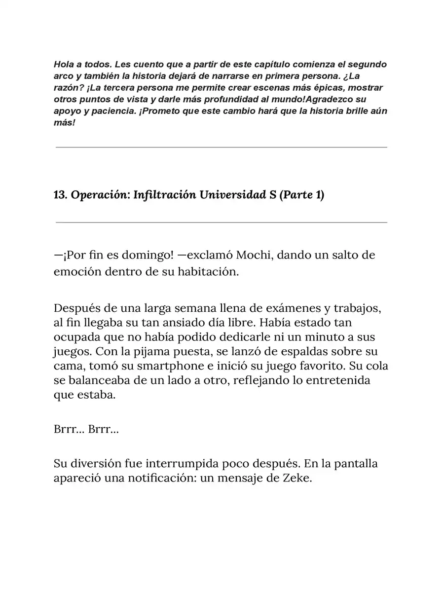 Página 1 — Capítulo 13 de The Cat’s Curse