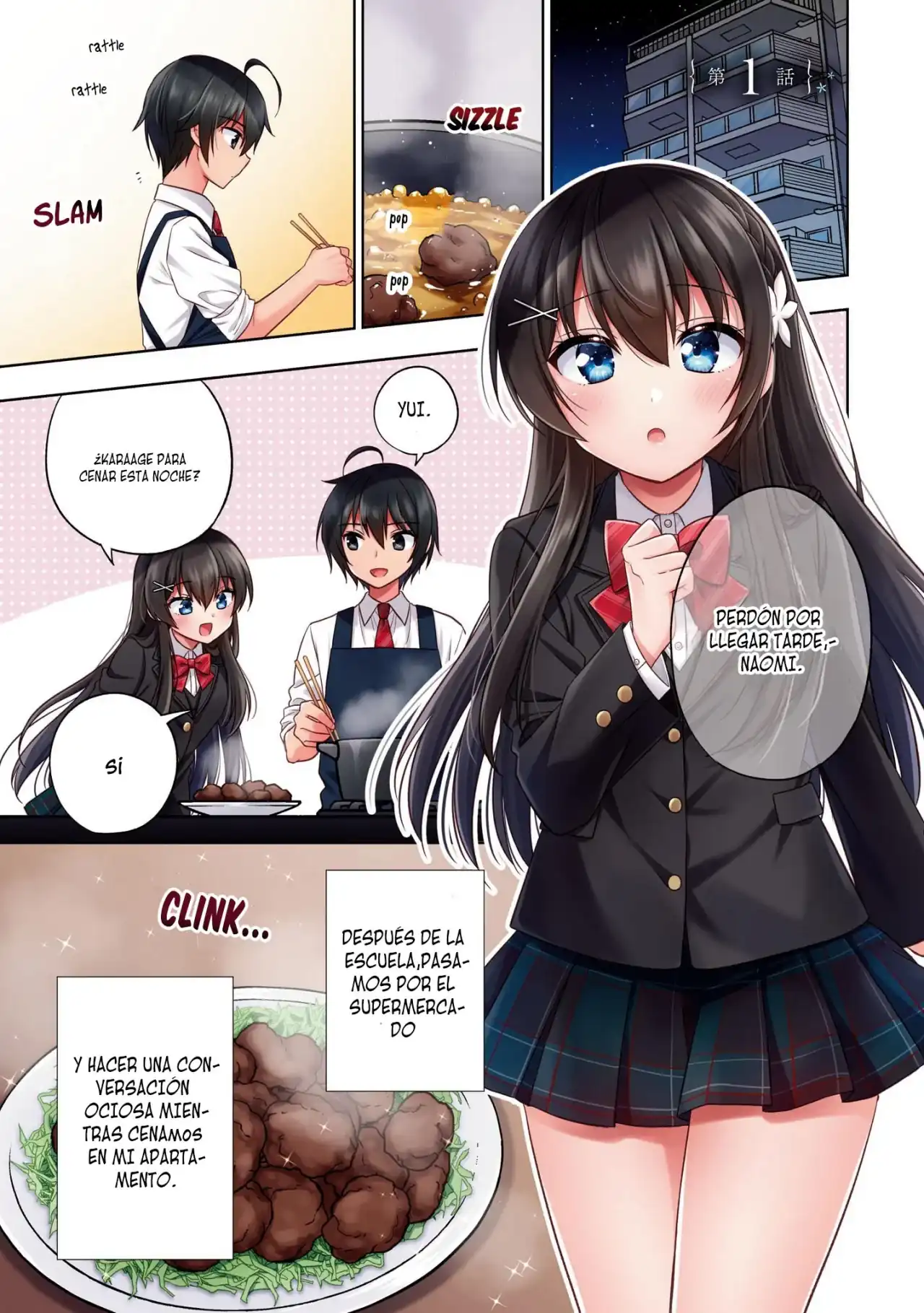 Página 5 — Capítulo 1 de Tonari no Kuuderella wo Amayakashitara, Uchi no Aikagi wo Watasu Koto ni Natta