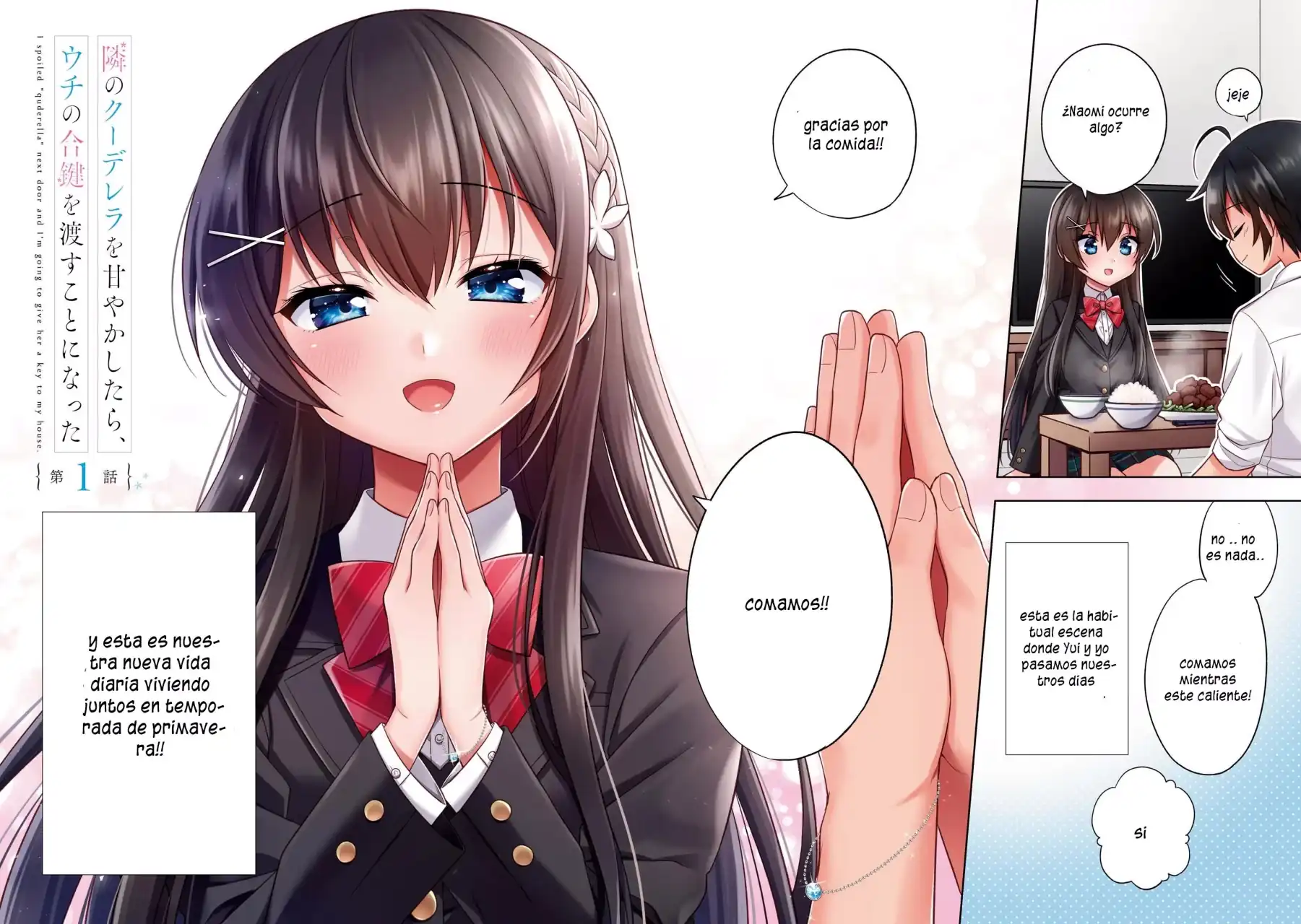 Página 6 — Capítulo 1 de Tonari no Kuuderella wo Amayakashitara, Uchi no Aikagi wo Watasu Koto ni Natta