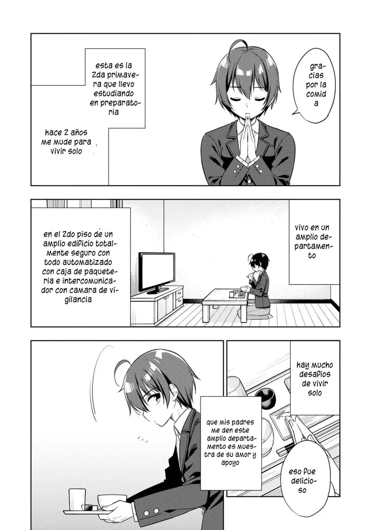 Página 8 — Capítulo 1 de Tonari no Kuuderella wo Amayakashitara, Uchi no Aikagi wo Watasu Koto ni Natta