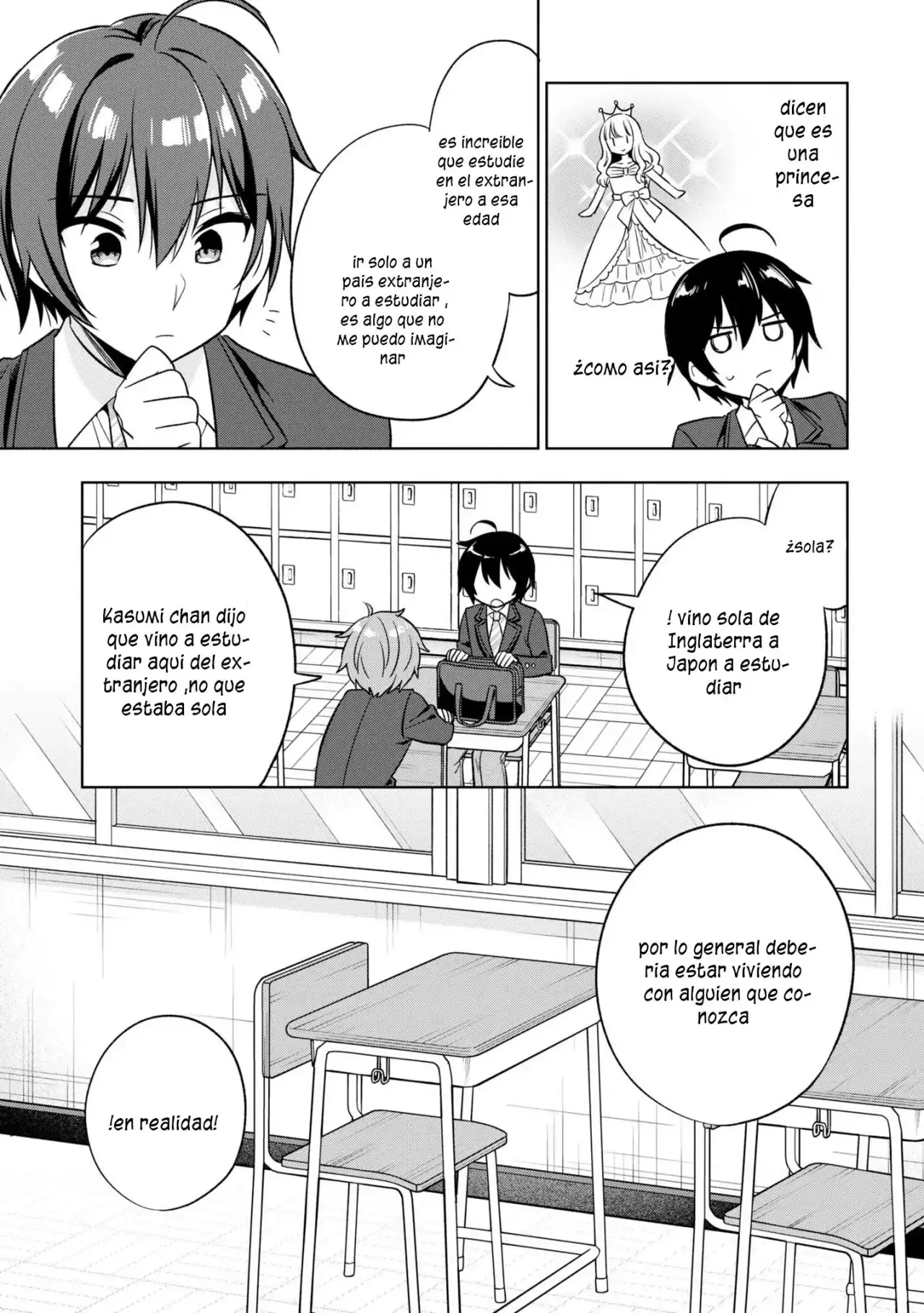 Página 28 — Capítulo 1 de Tonari no Kuuderella wo Amayakashitara, Uchi no Aikagi wo Watasu Koto ni Natta